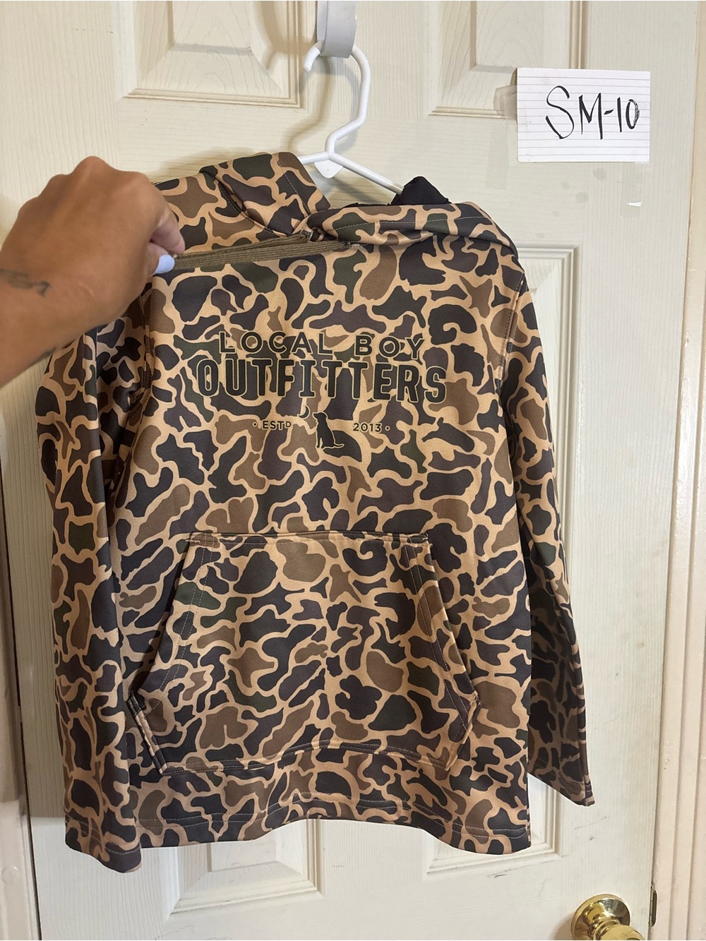Local Boy Outfitters Kids' Camo Hoodie - Brown Camo